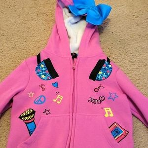 Girls size 7/8 JoJo Siwa zip-up hoodie